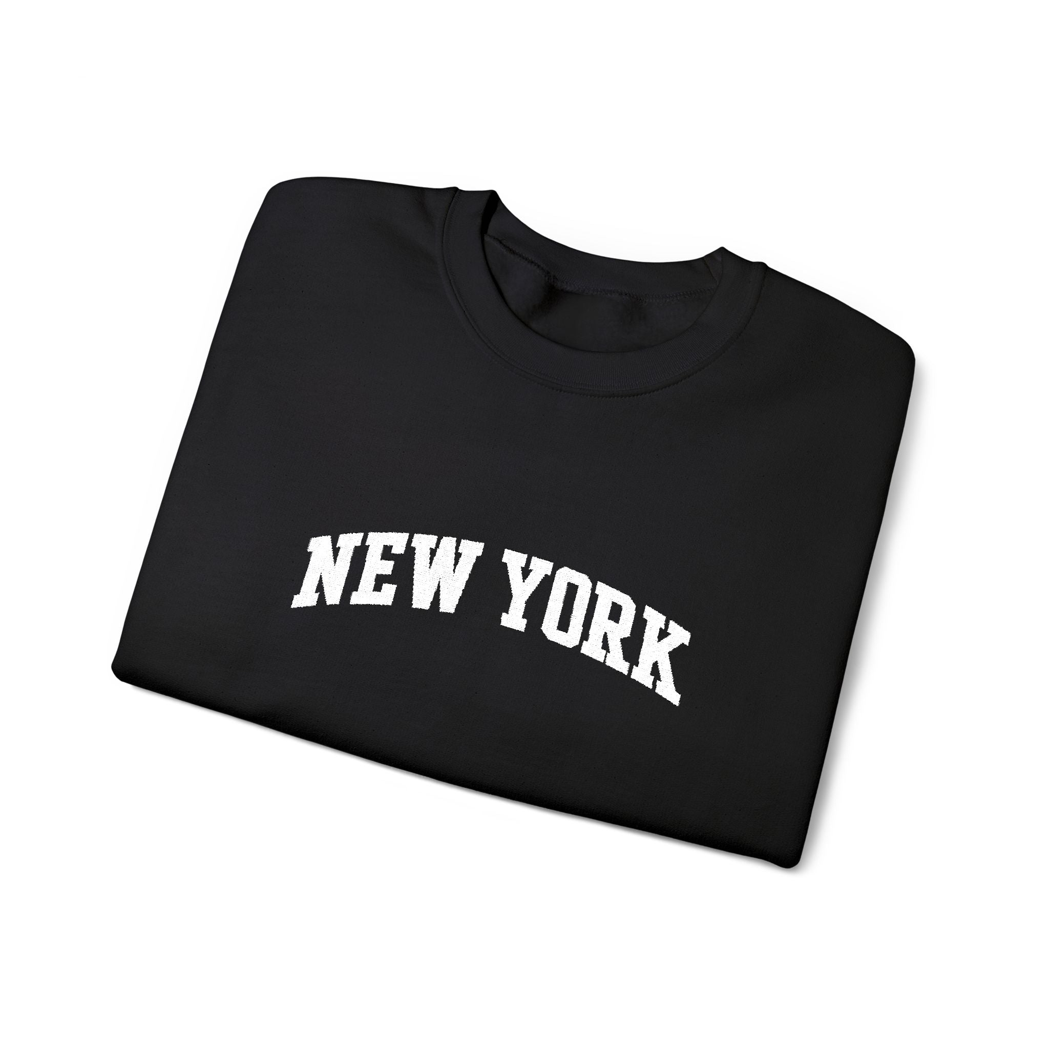 New York Crewneck Sweatshirt — Classic Collegiate City Pullover