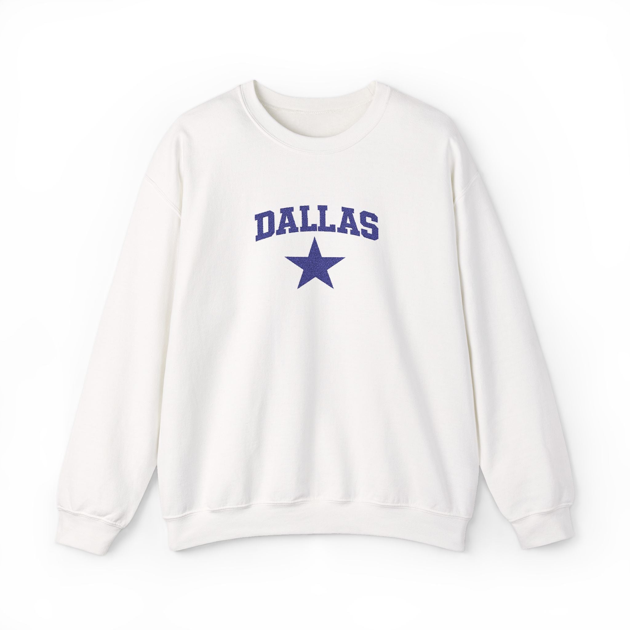 Dallas Star Crewneck Sweatshirt — Vintage Collegiate Pullover