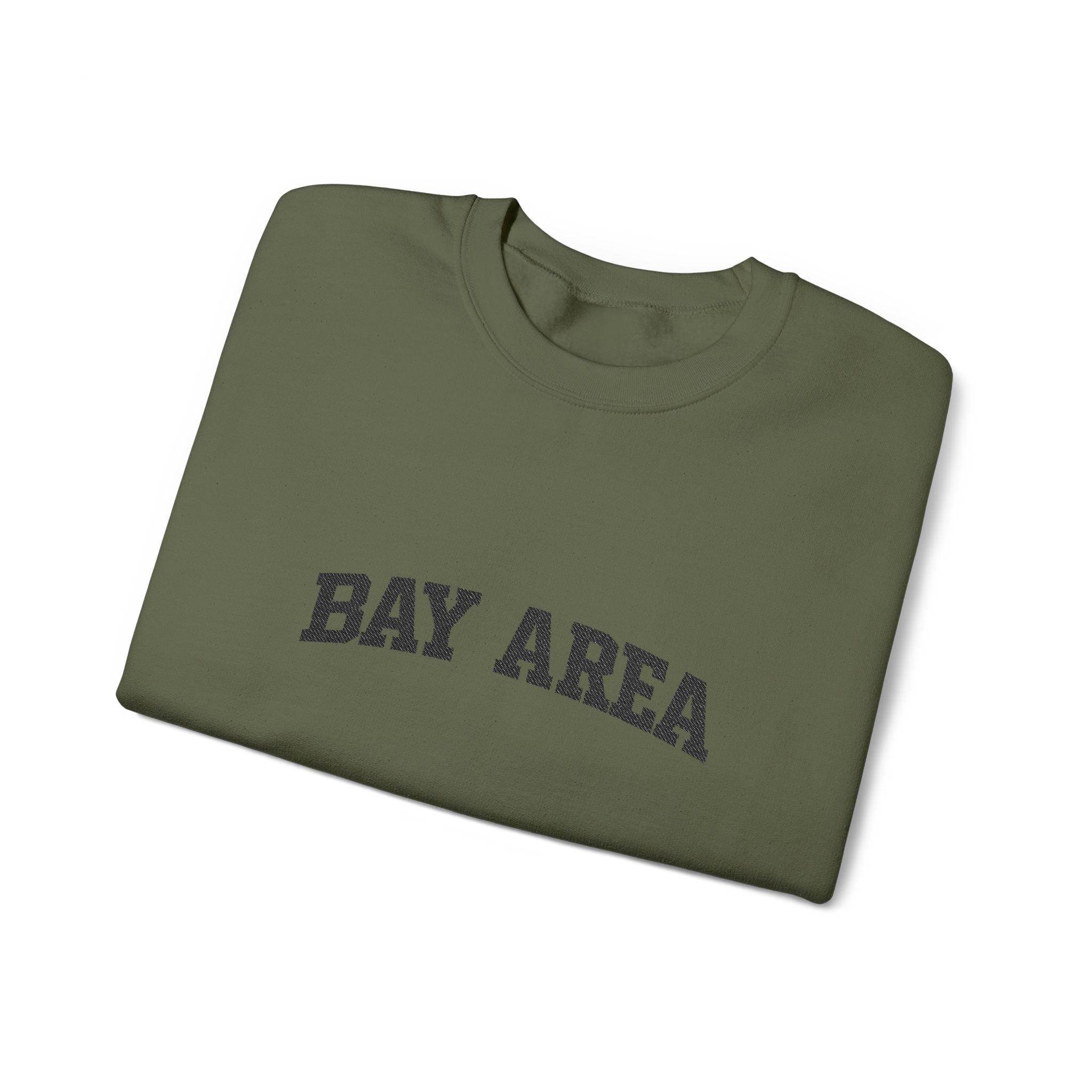 Bay Area Crewneck Sweatshirt - Cozy White Pullover