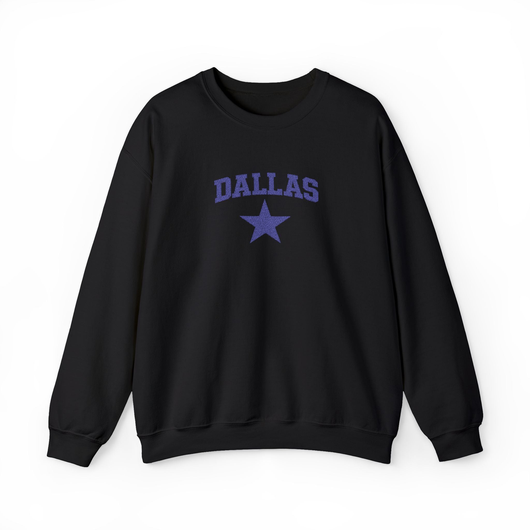 Dallas Star Crewneck Sweatshirt — Vintage Collegiate Pullover