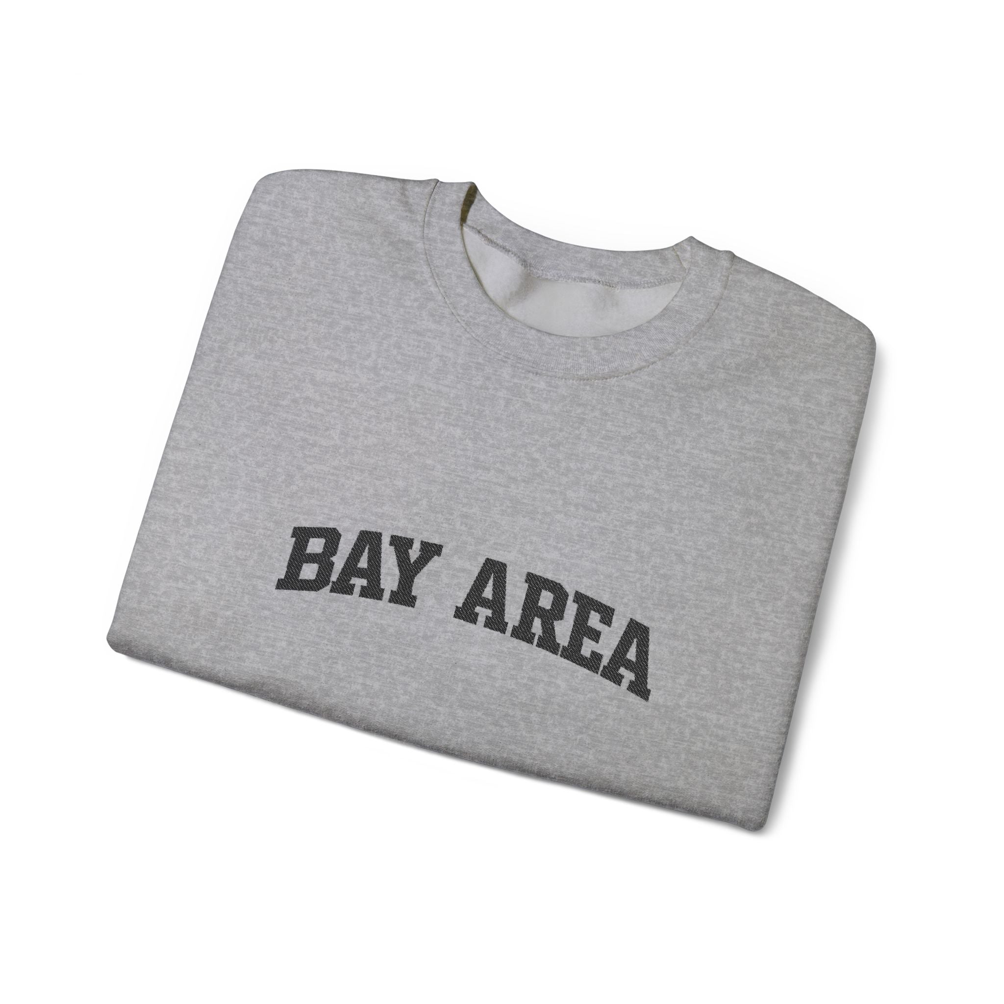 Bay Area Crewneck Sweatshirt - Cozy White Pullover