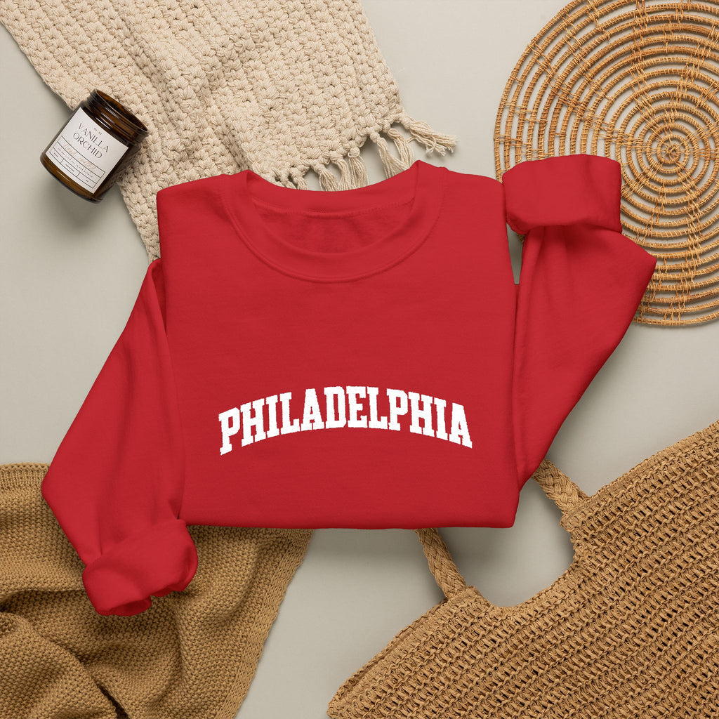 Philadelphia Crewneck Sweatshirt — Classic City Arch Logo