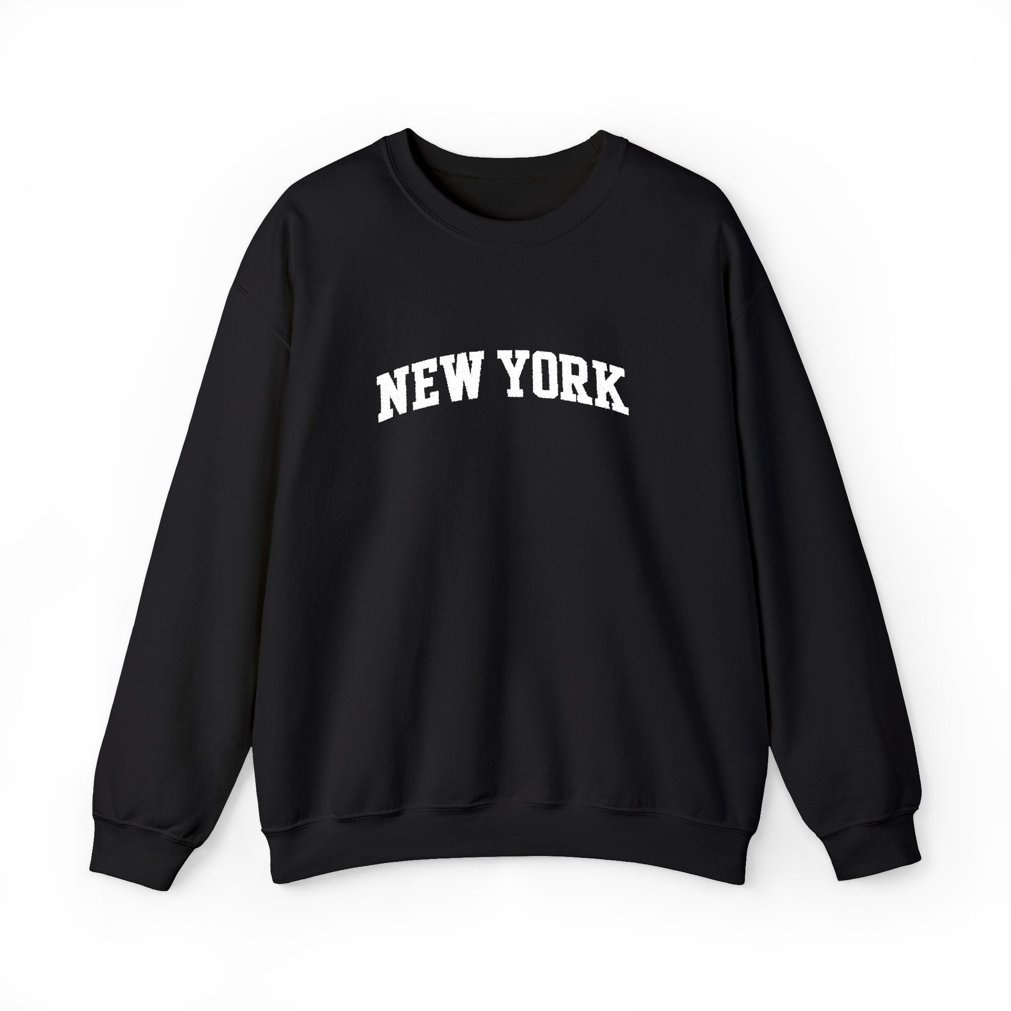 New York Crewneck Sweatshirt — Classic Collegiate City Pullover
