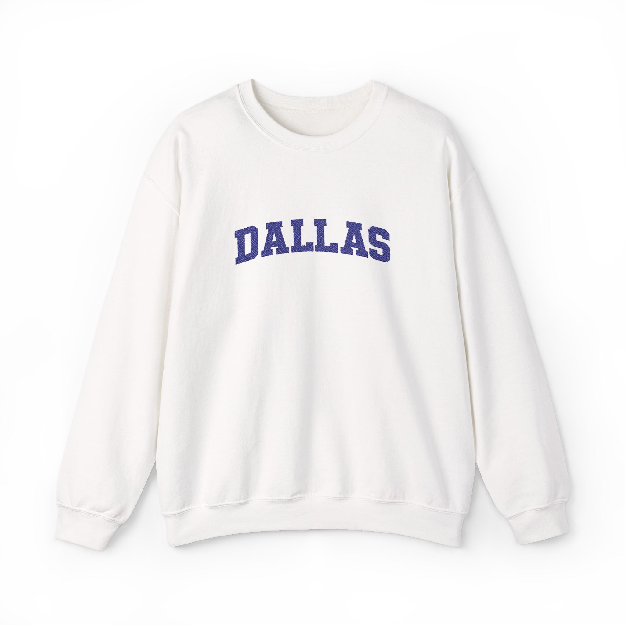 Dallas Retro Crewneck Sweatshirt — Vintage Collegiate Graphic