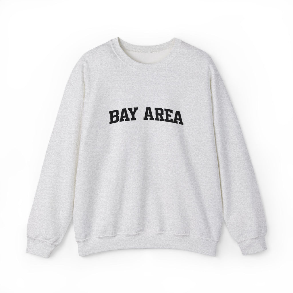 Bay Area Crewneck Sweatshirt - Cozy White Pullover