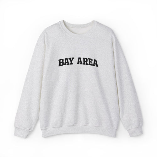 Bay Area Crewneck Sweatshirt - Cozy White Pullover