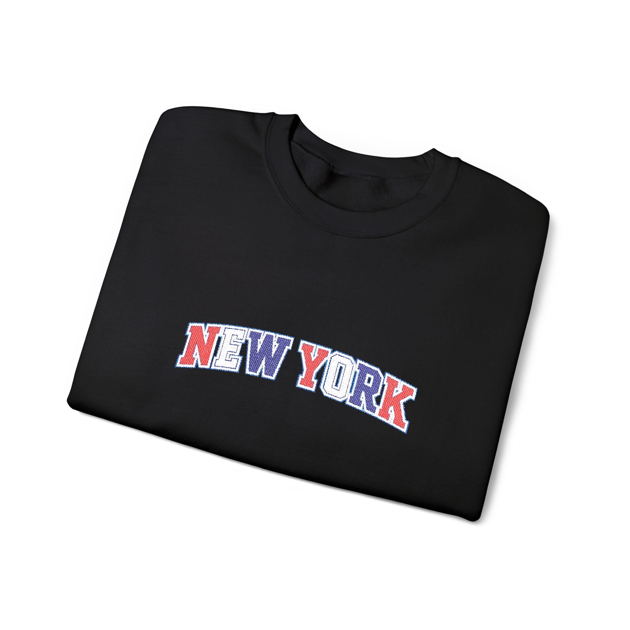 USA New York Red White Blue Crewneck Sweatshirt
