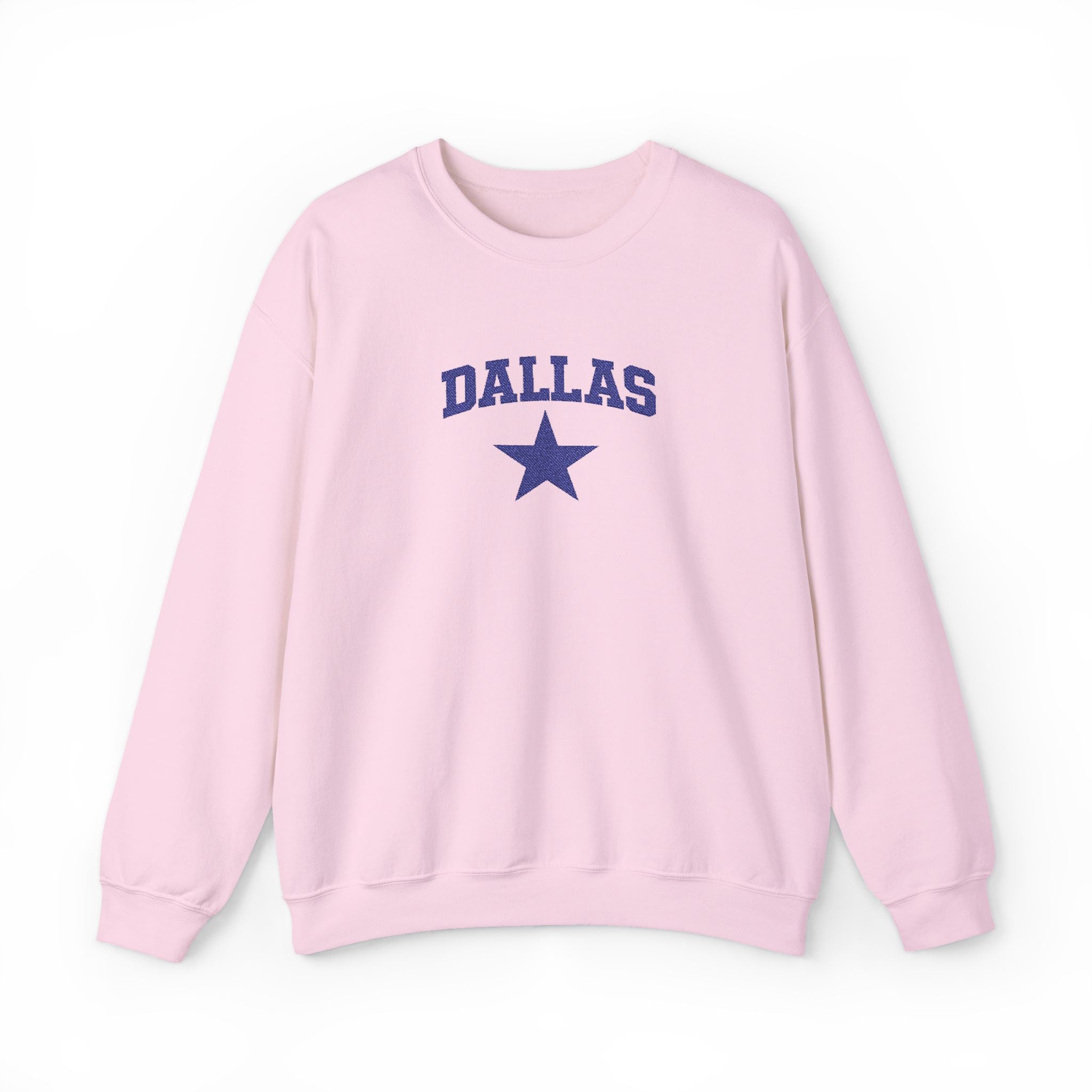 Dallas Star Crewneck Sweatshirt — Vintage Collegiate Pullover