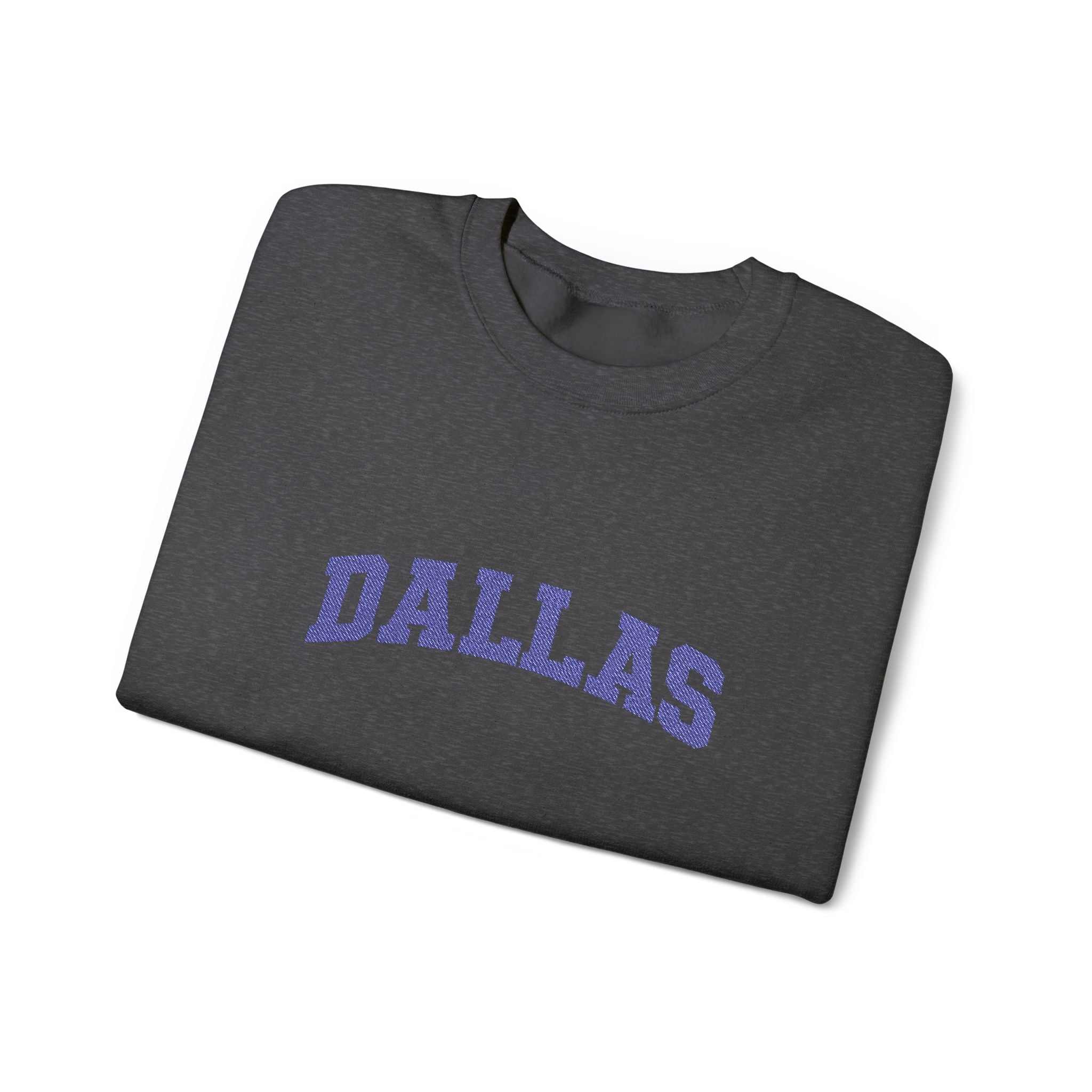 Dallas Retro Crewneck Sweatshirt — Vintage Collegiate Graphic