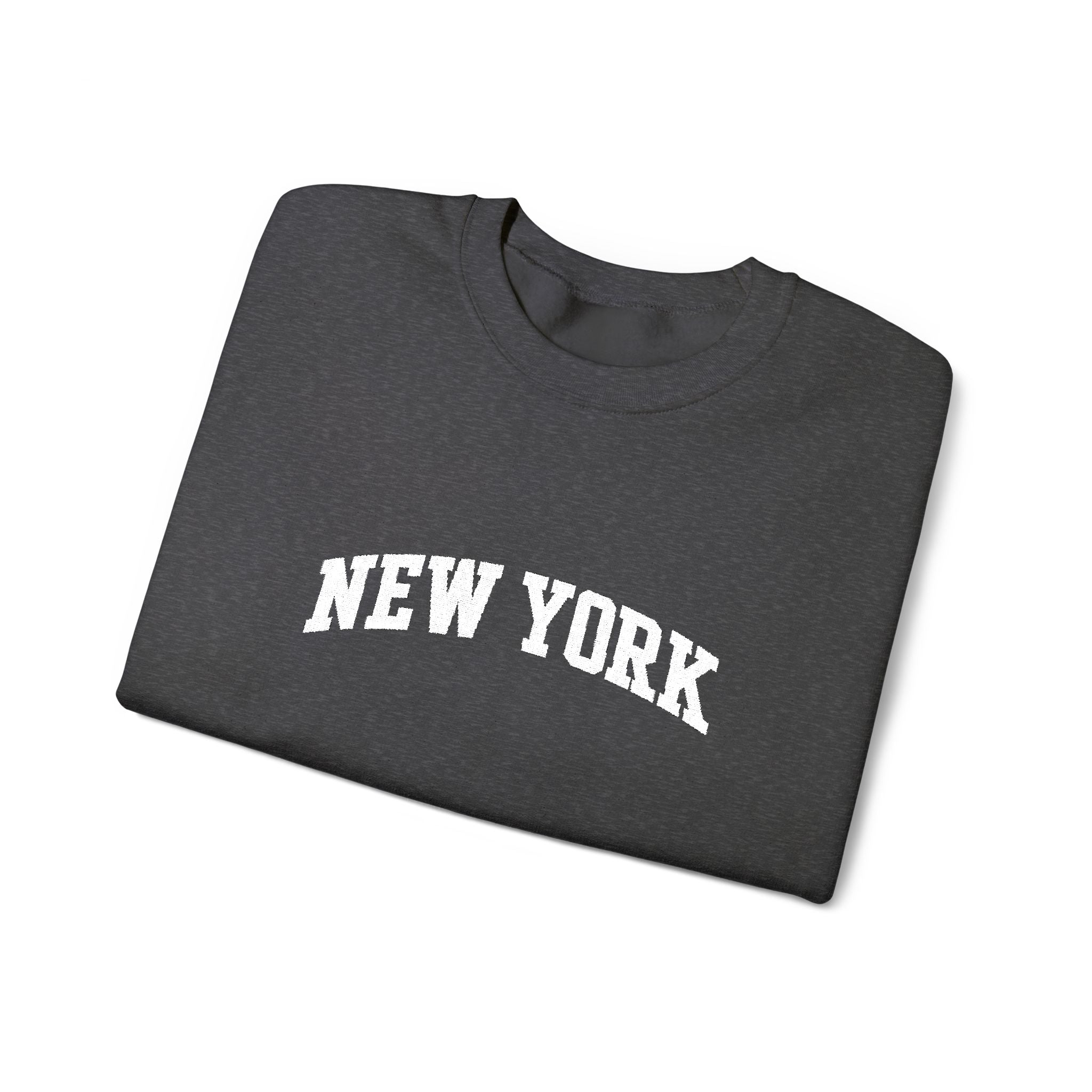 New York Crewneck Sweatshirt — Classic Collegiate City Pullover