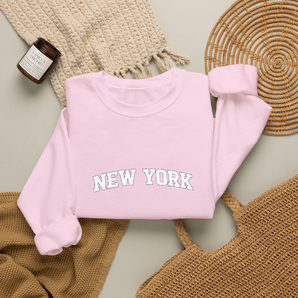 New York Arch Logo Sweatshirt — Cozy City Crewneck