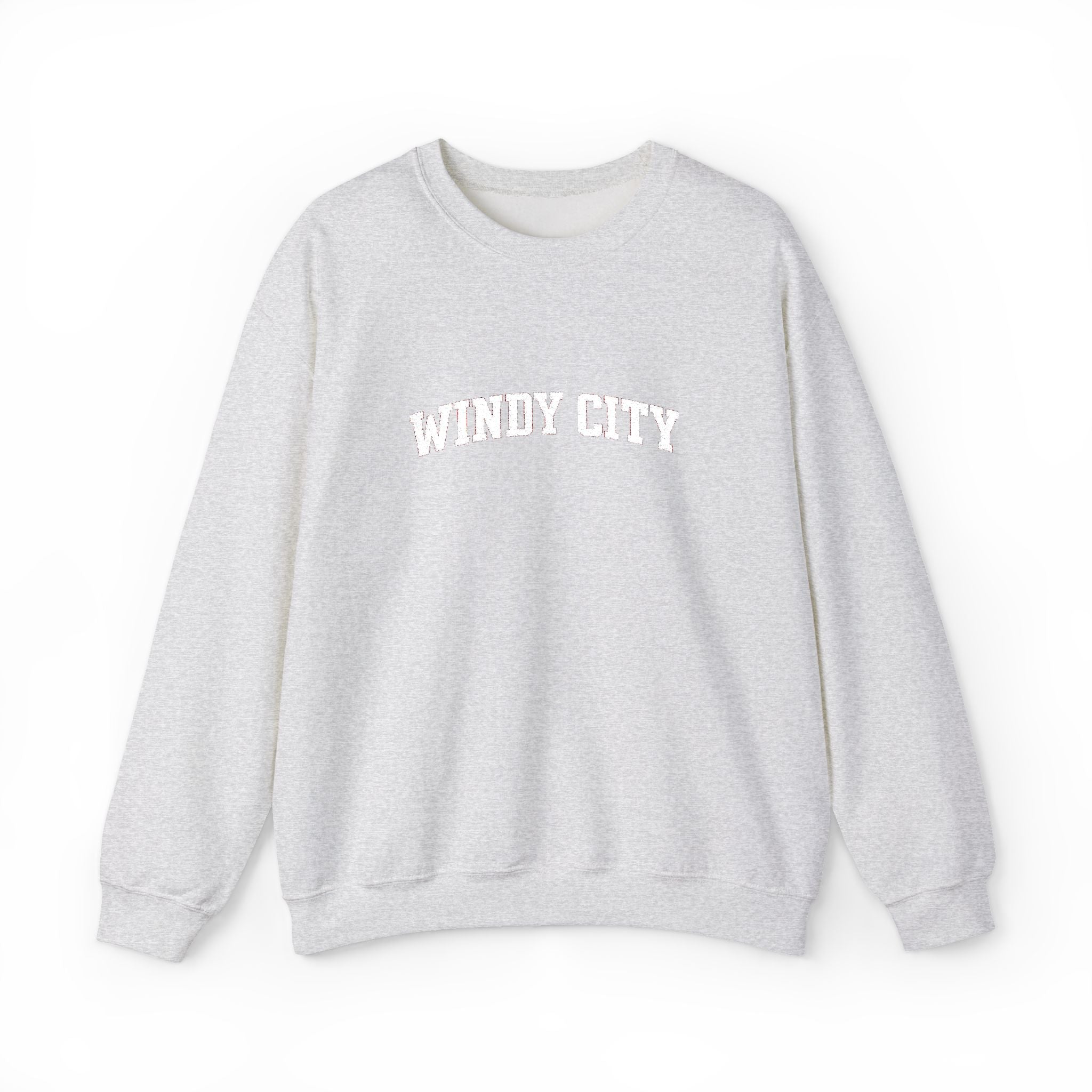 Windy City Crewneck Sweatshirt - Chicago Retro Arch Graphic