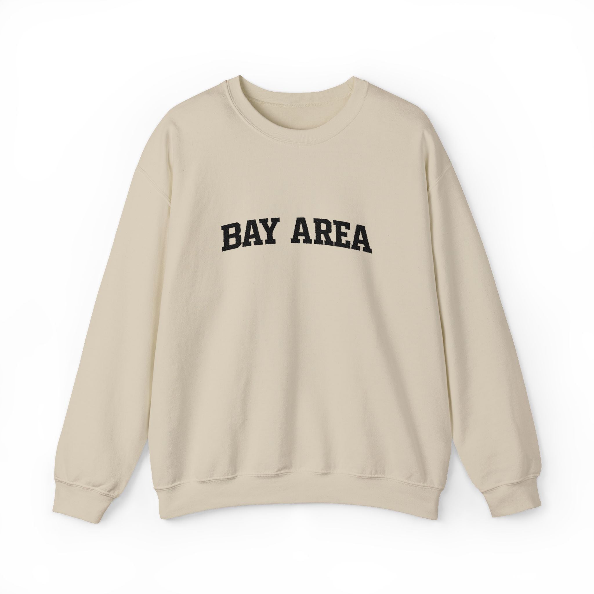 Bay Area Crewneck Sweatshirt - Cozy White Pullover