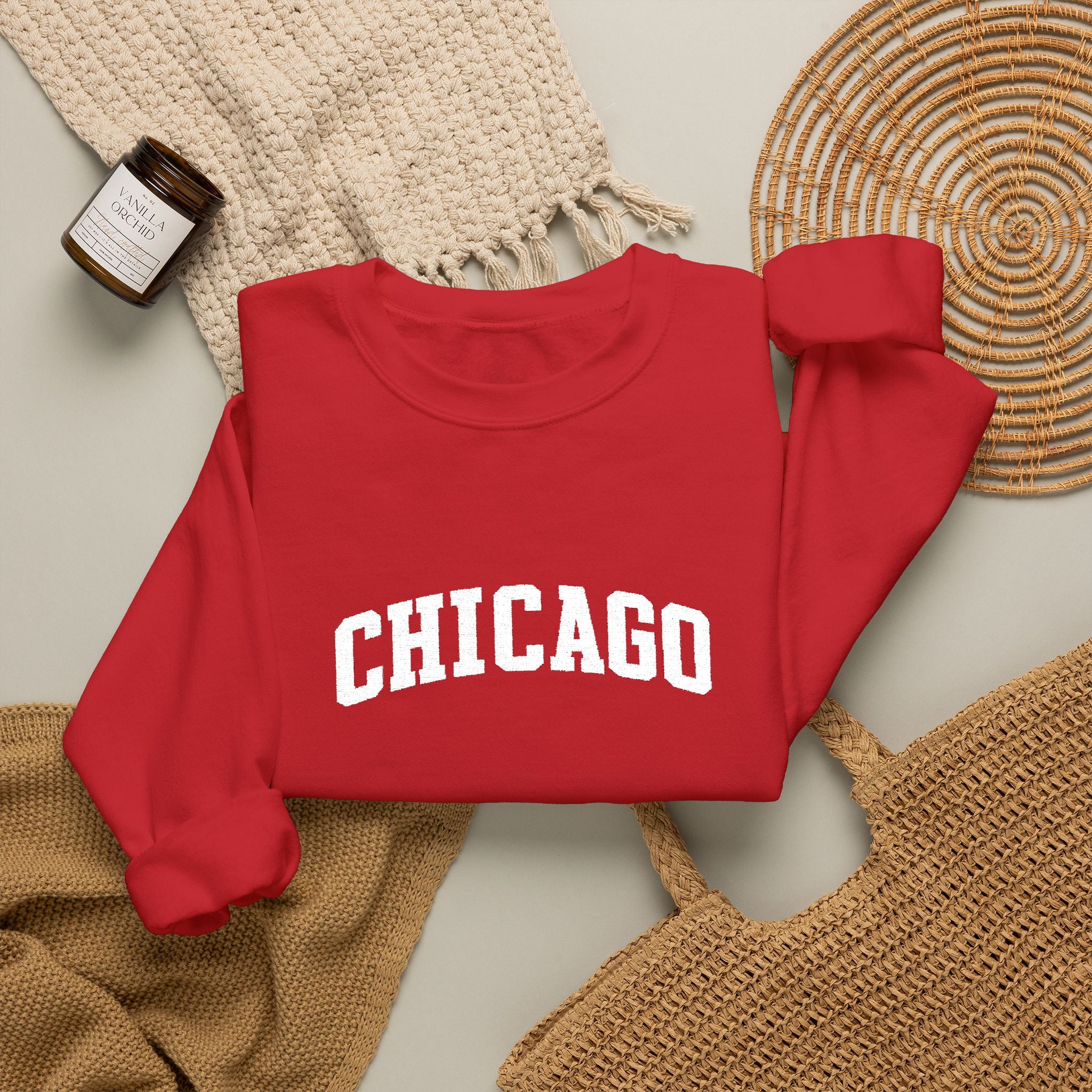 Chicago Arch Crewneck Sweatshirt — Vintage City Pride Pullover