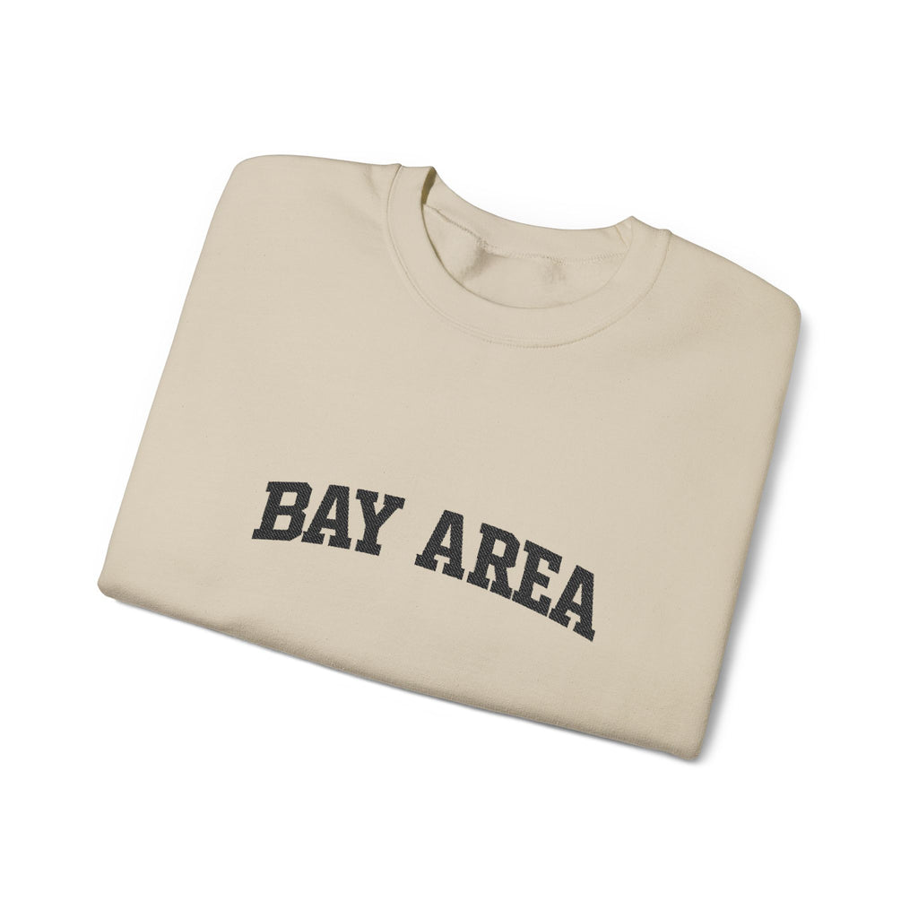 Bay Area Crewneck Sweatshirt - Cozy White Pullover