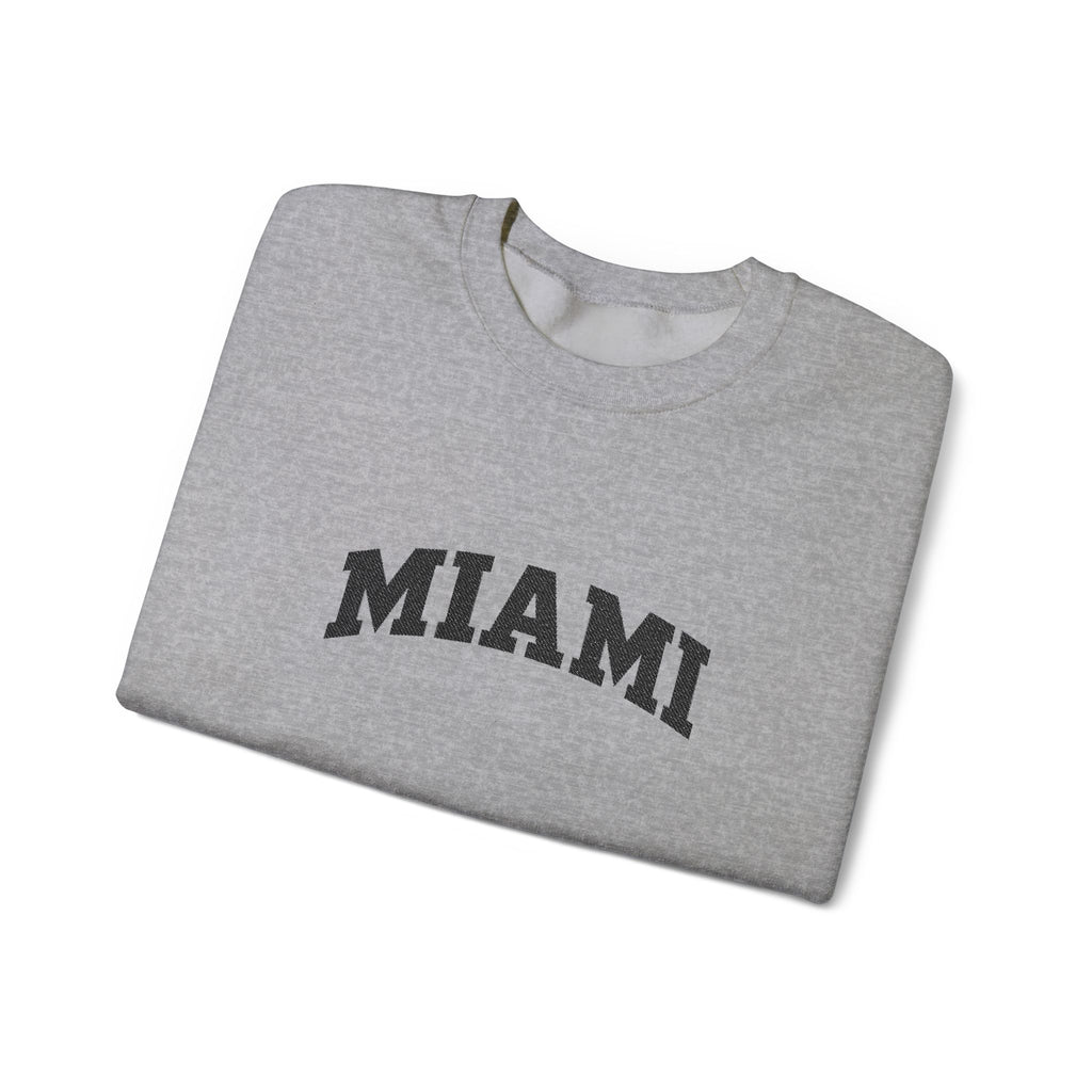 Miami Crewneck Sweatshirt — Classic City Logo Pullover