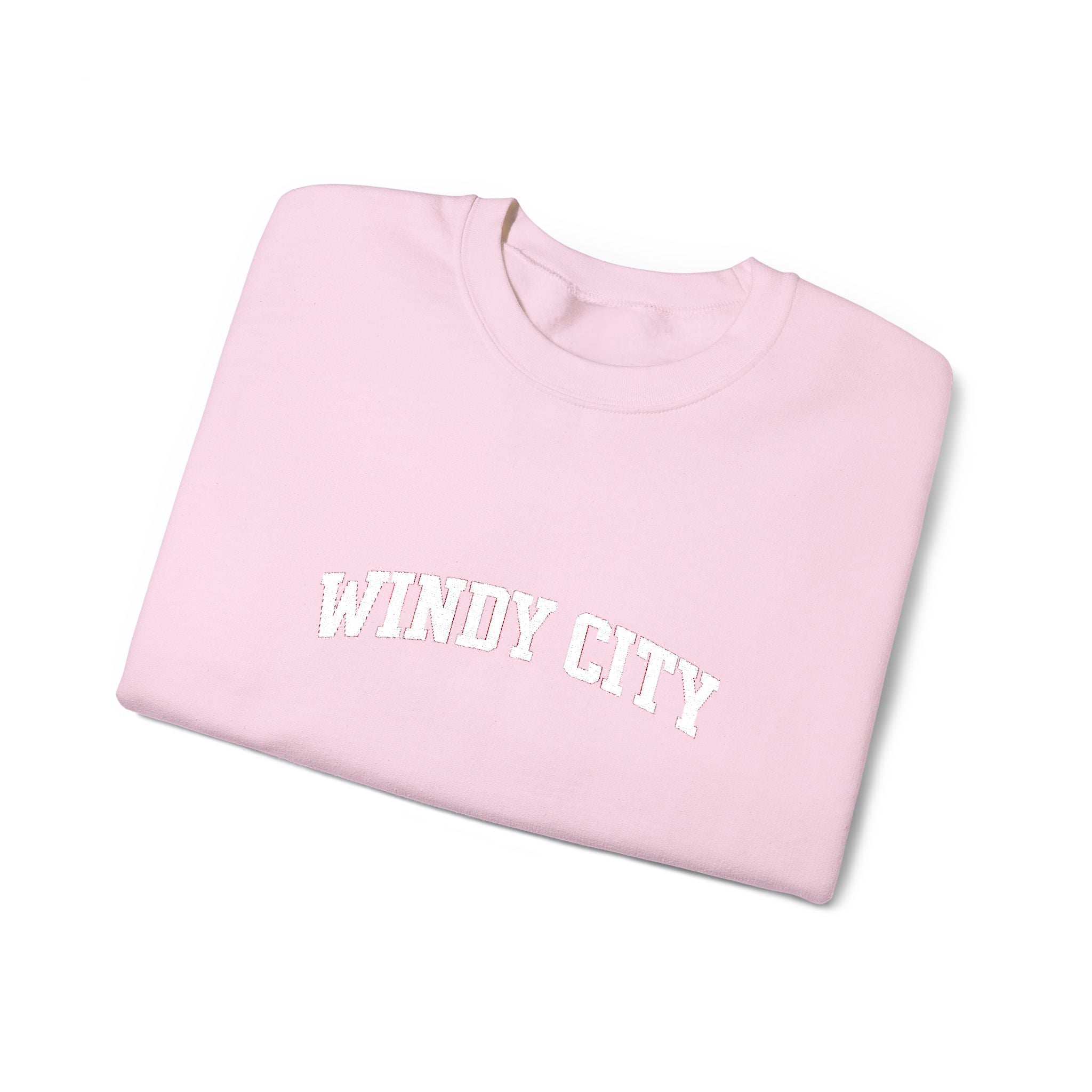Windy City Crewneck Sweatshirt - Chicago Retro Arch Graphic