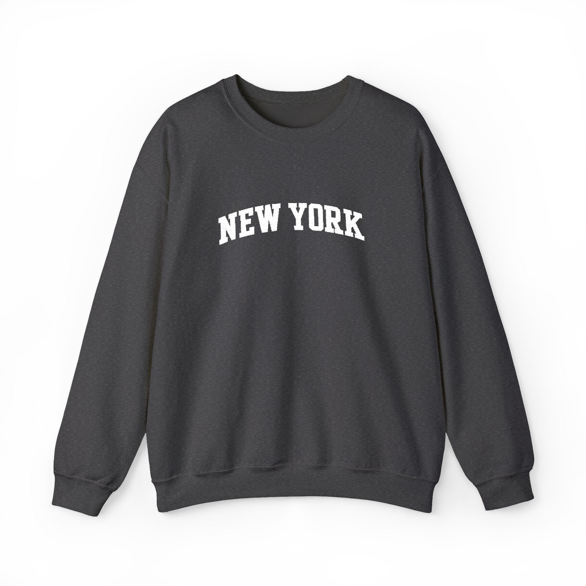 New York Crewneck Sweatshirt — Classic Collegiate City Pullover