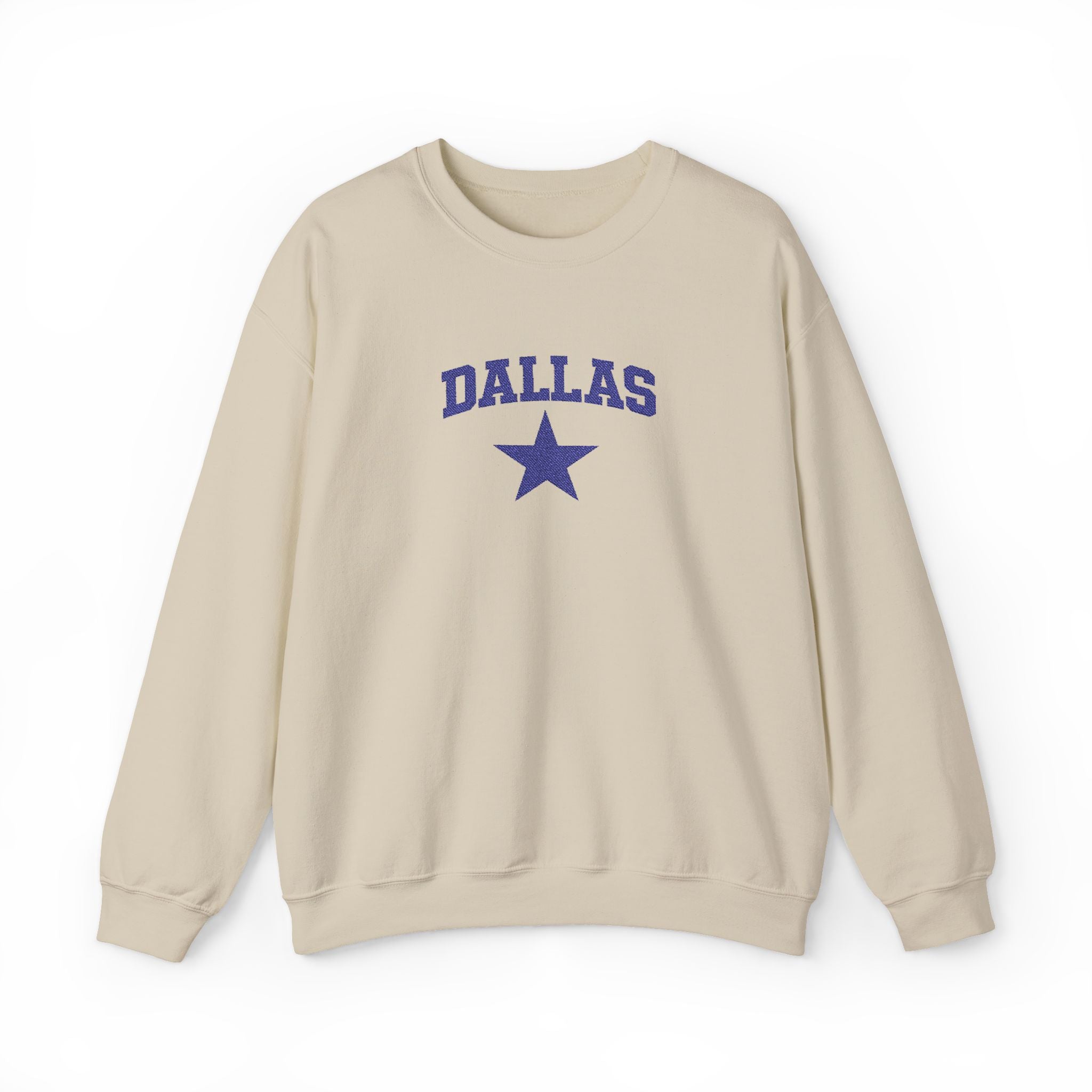 Dallas Star Crewneck Sweatshirt — Vintage Collegiate Pullover