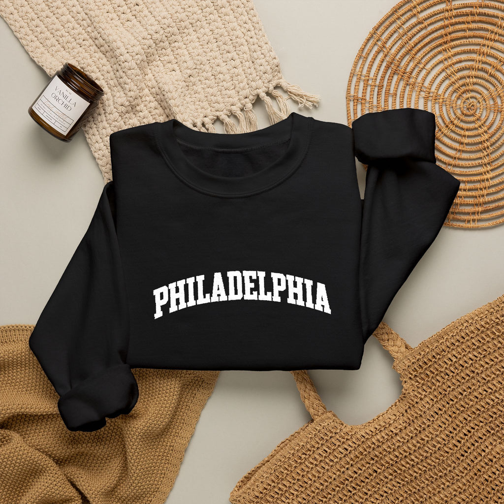Philadelphia Crewneck Sweatshirt — Classic City Arch Logo