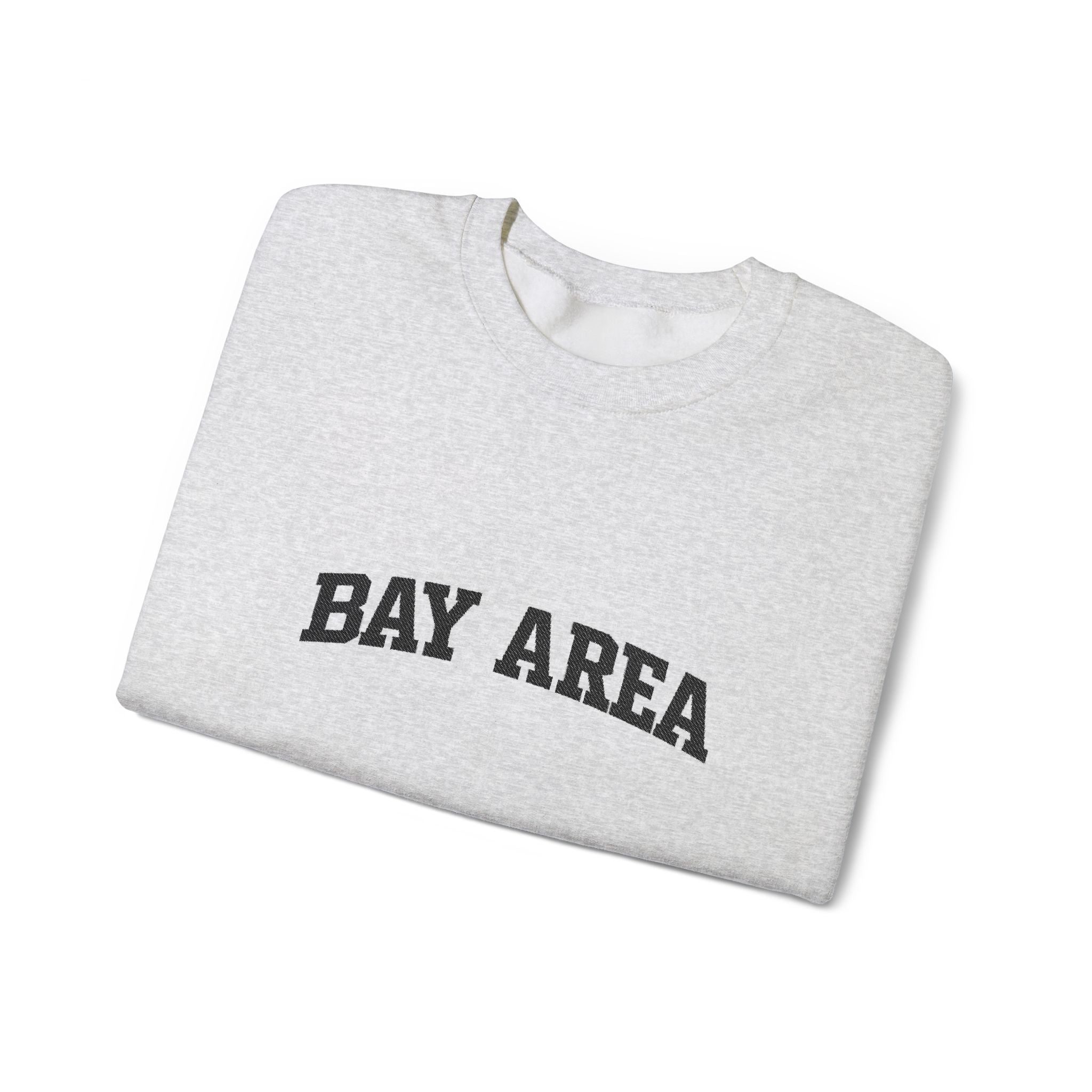 Bay Area Crewneck Sweatshirt - Cozy White Pullover