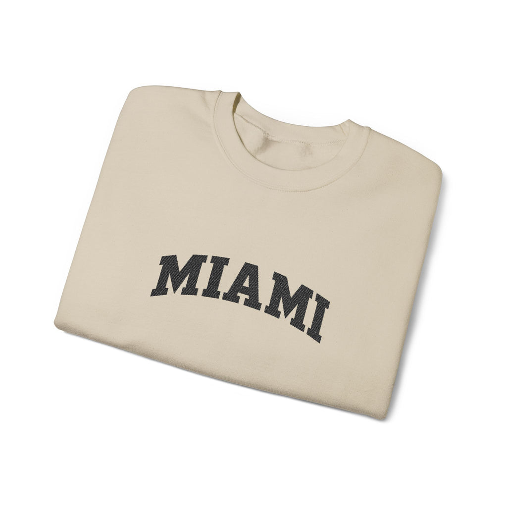 Miami Crewneck Sweatshirt — Classic City Logo Pullover