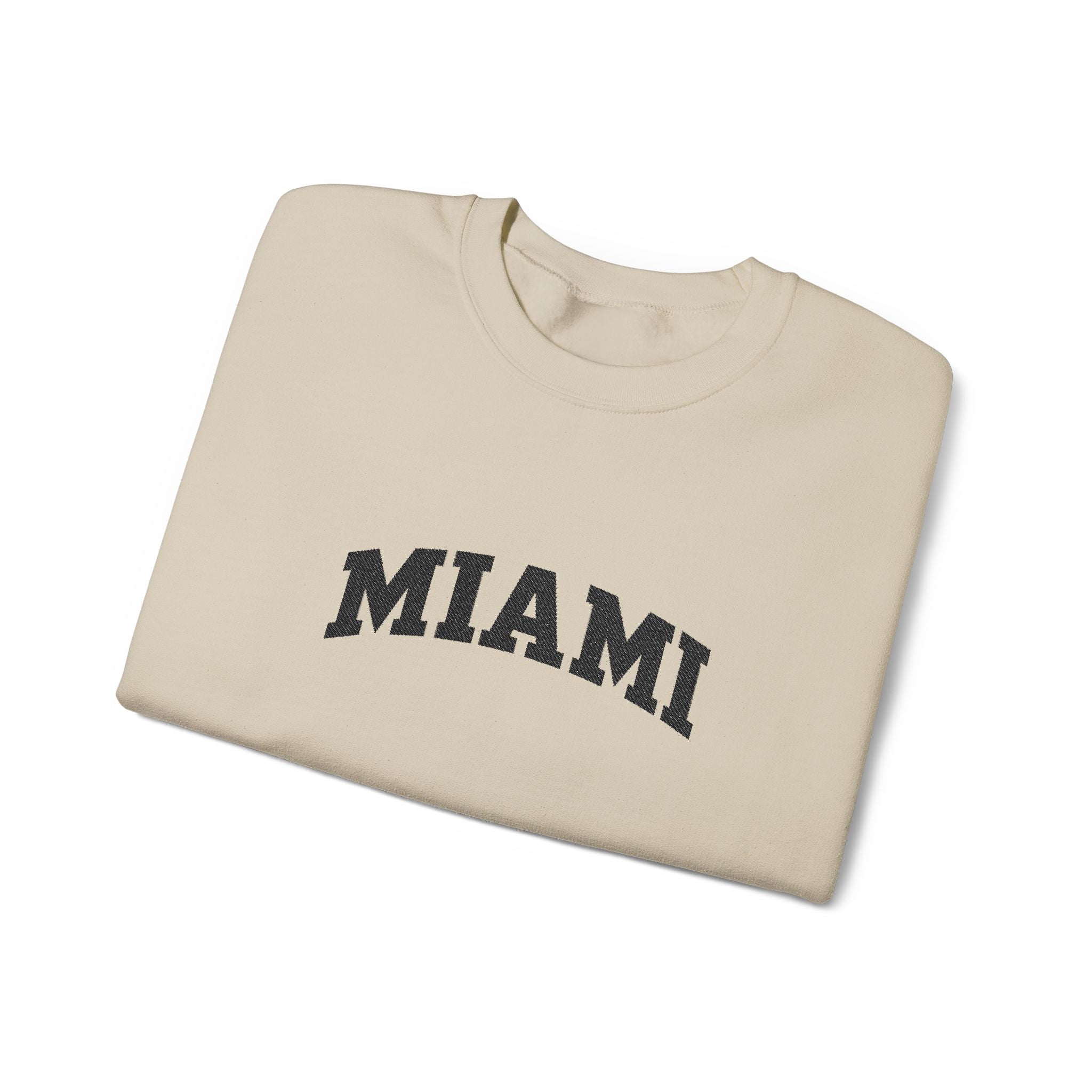 Miami Crewneck Sweatshirt — Classic City Logo Pullover