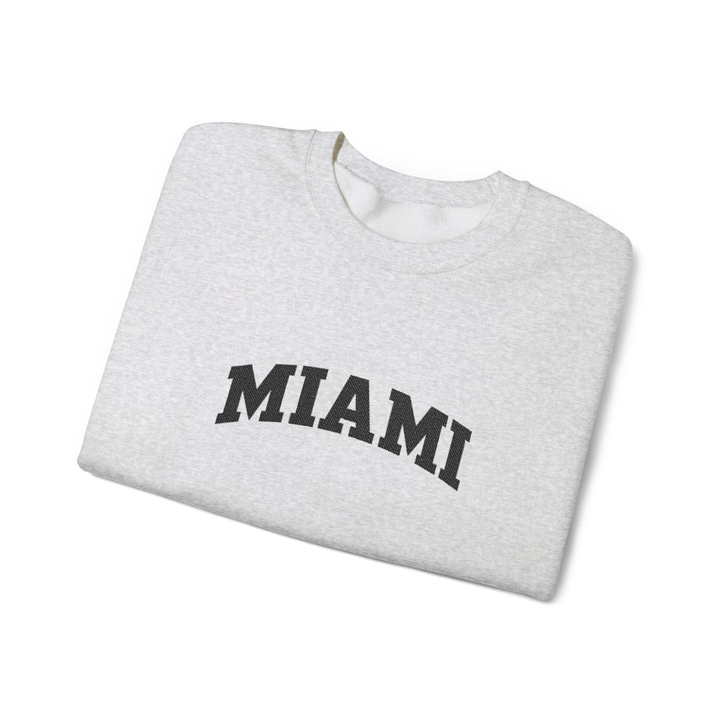 Miami Crewneck Sweatshirt — Classic City Logo Pullover