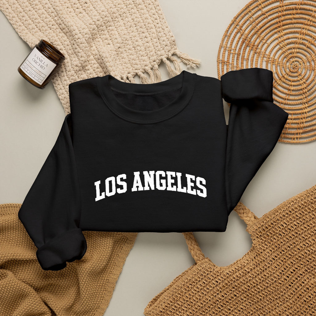 Los Angeles Crewneck Sweatshirt — Classic City Logo Pullover
