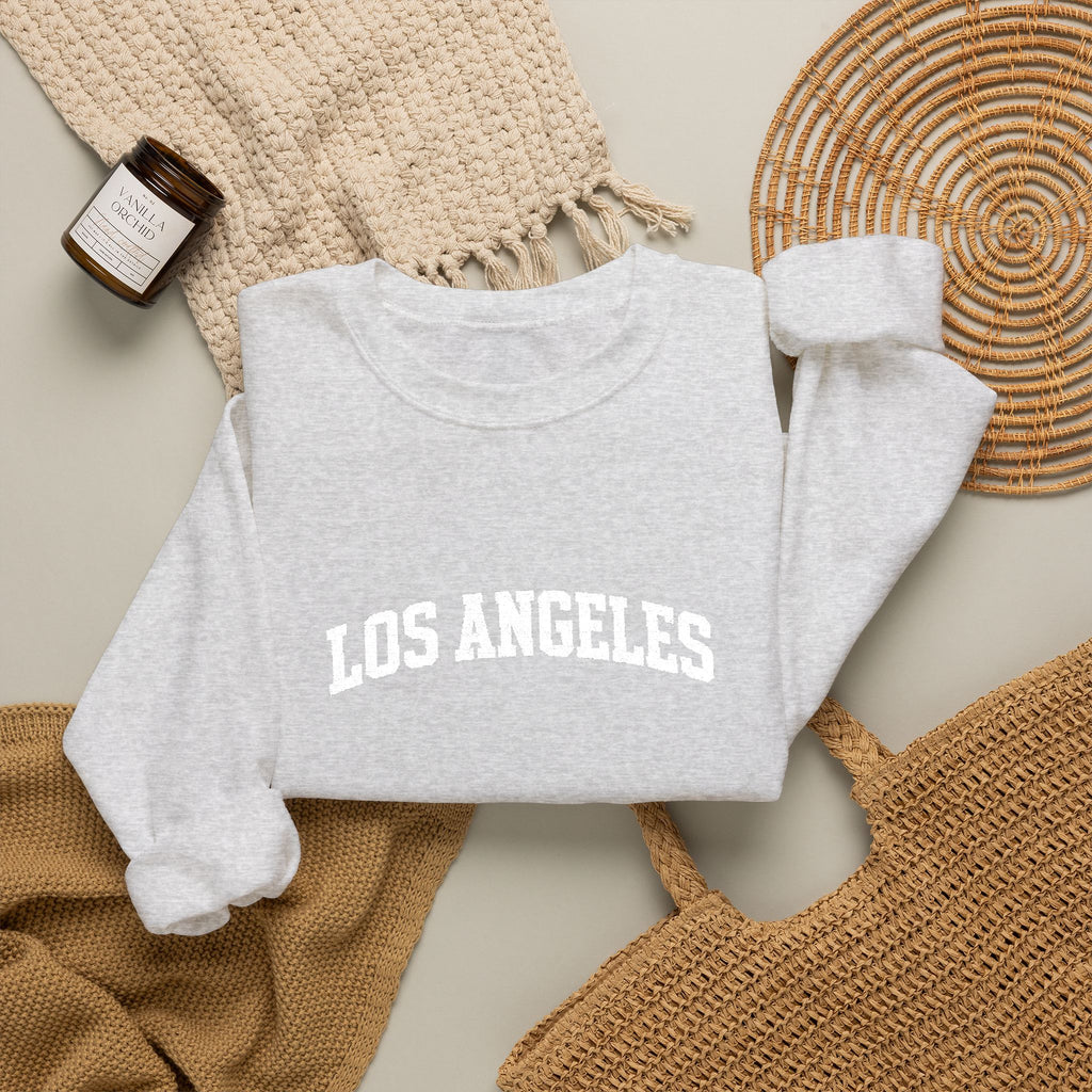 Los Angeles Crewneck Sweatshirt — Classic City Logo Pullover