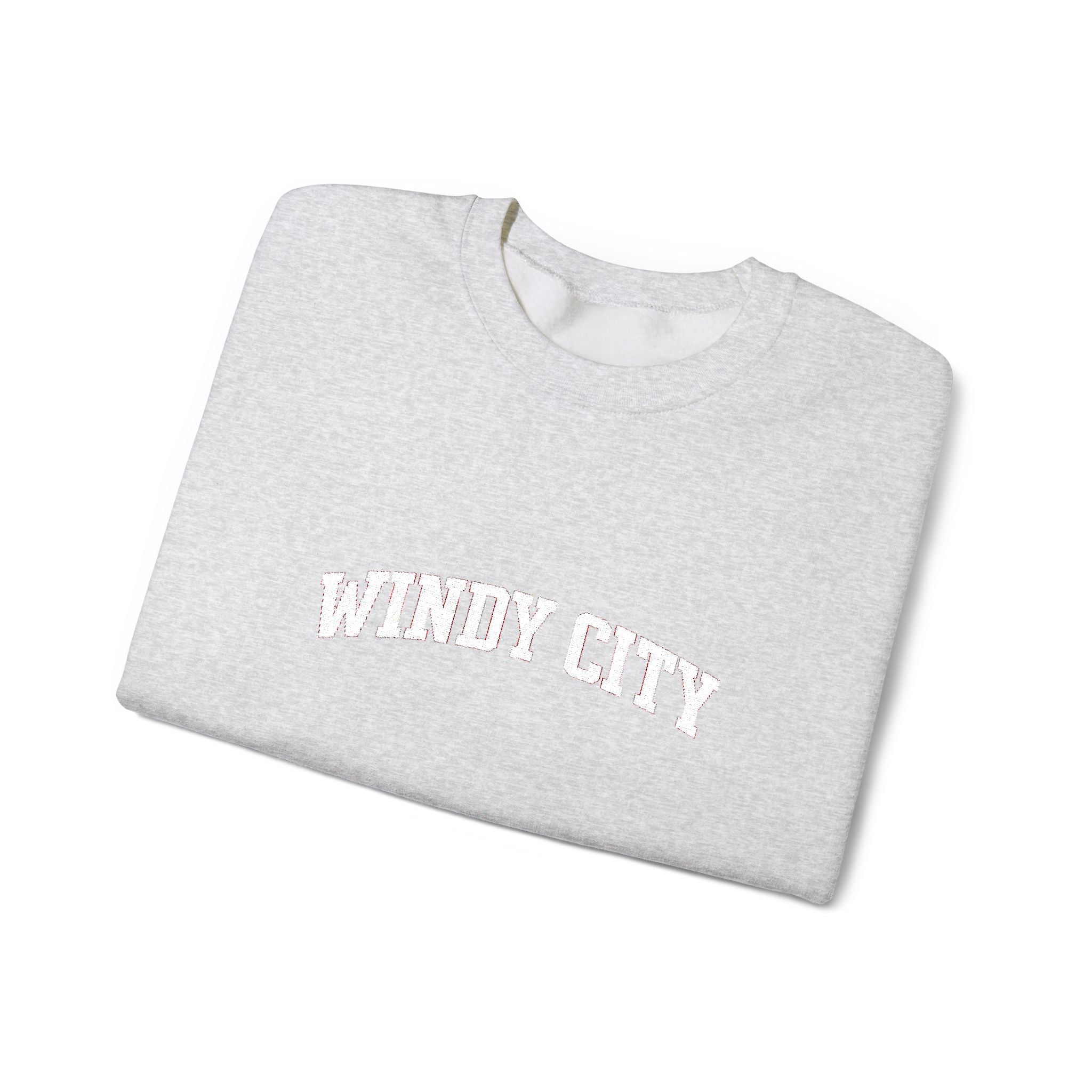 Windy City Crewneck Sweatshirt - Chicago Retro Arch Graphic