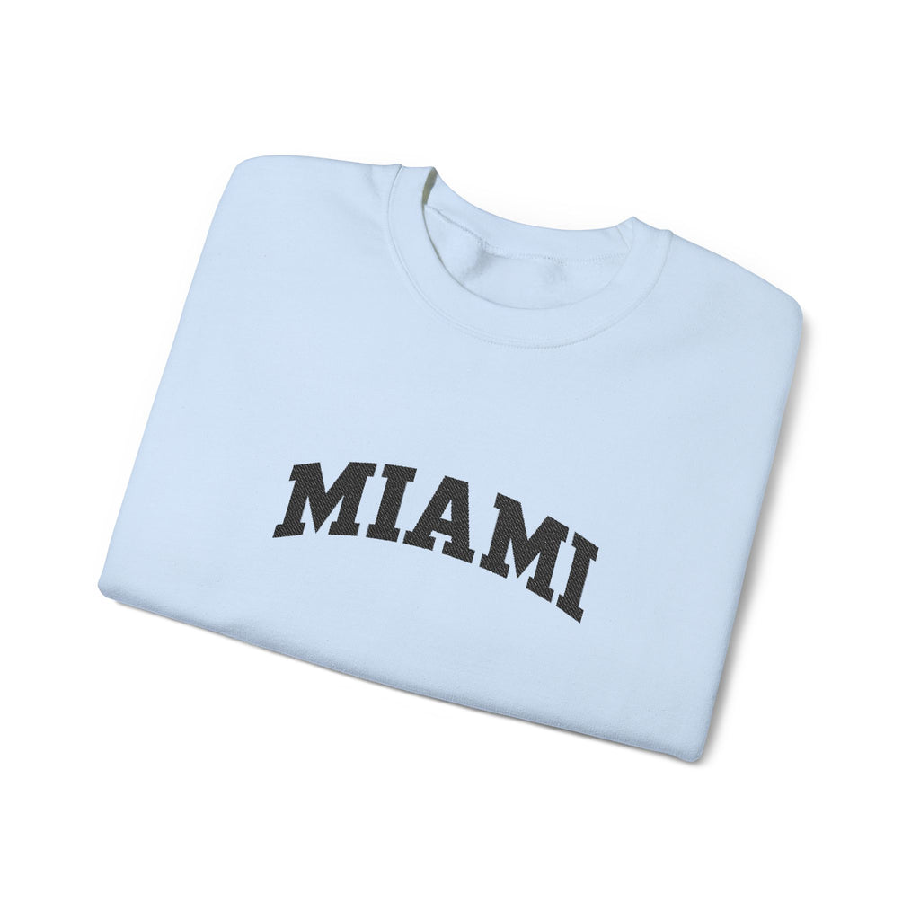 Miami Crewneck Sweatshirt — Classic City Logo Pullover