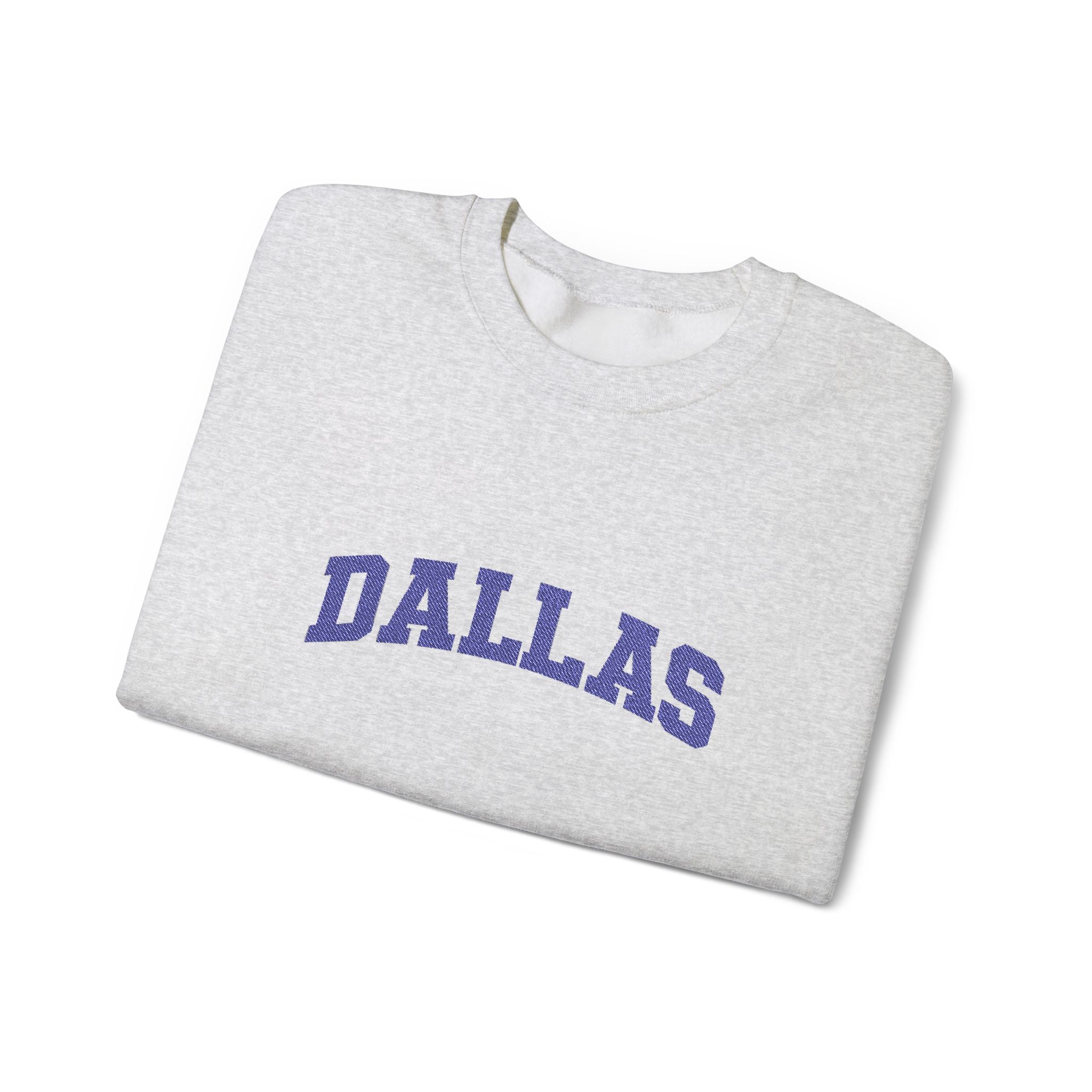 Dallas Retro Crewneck Sweatshirt — Vintage Collegiate Graphic