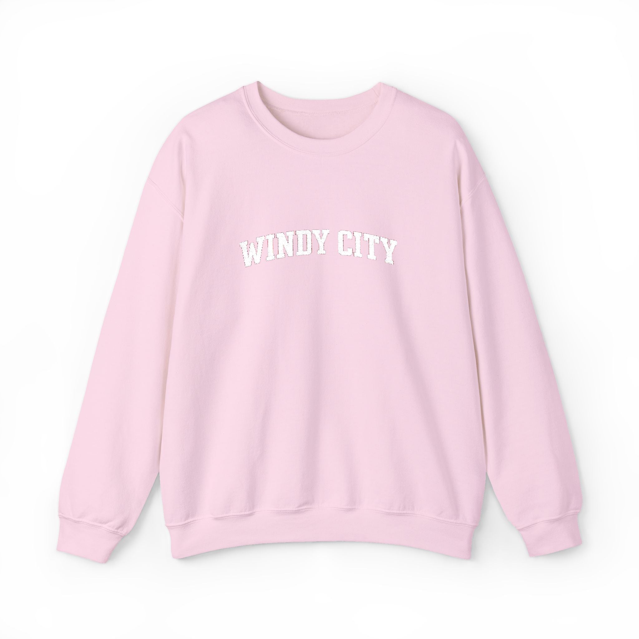 Windy City Crewneck Sweatshirt - Chicago Retro Arch Graphic
