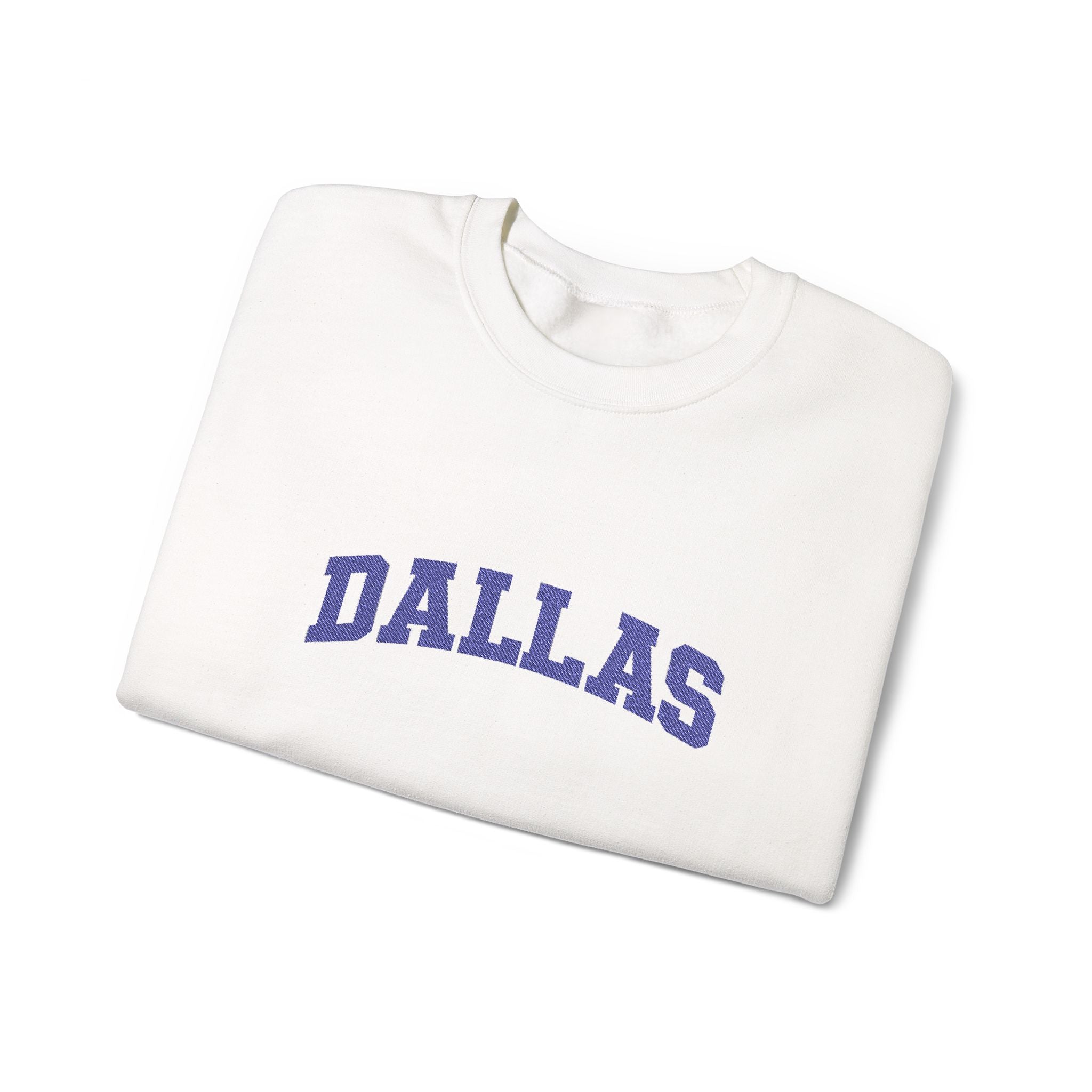 Dallas Retro Crewneck Sweatshirt — Vintage Collegiate Graphic