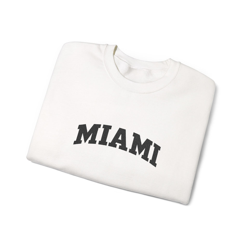 Miami Crewneck Sweatshirt — Classic City Logo Pullover