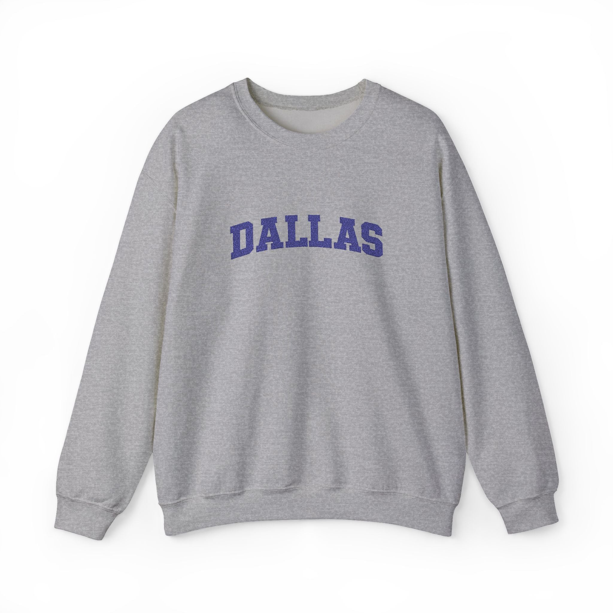 Dallas Retro Crewneck Sweatshirt — Vintage Collegiate Graphic