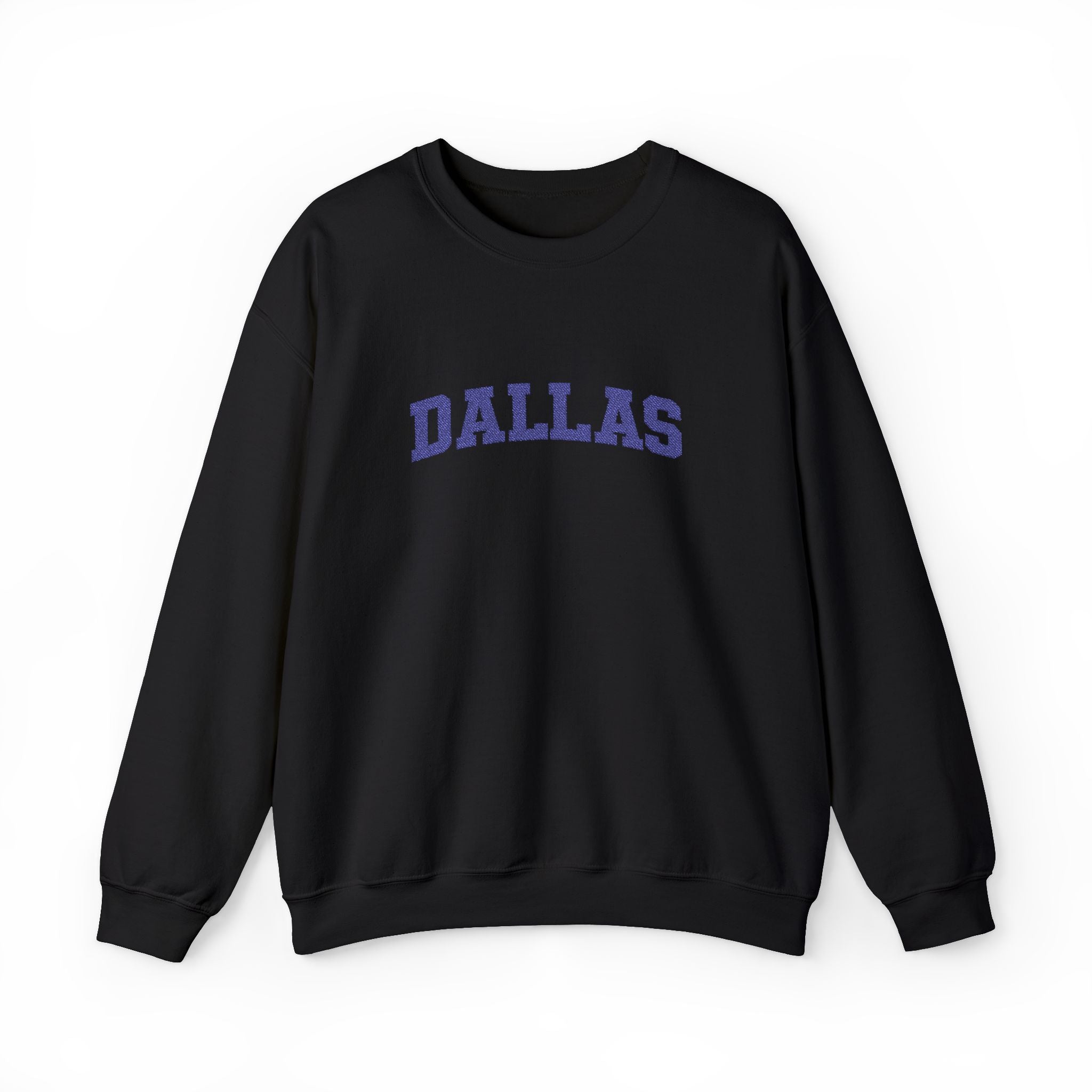 Dallas Retro Crewneck Sweatshirt — Vintage Collegiate Graphic