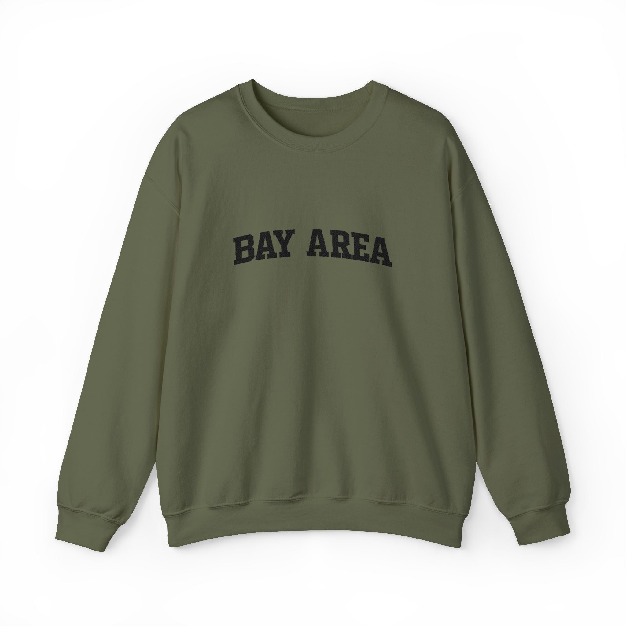 Bay Area Crewneck Sweatshirt - Cozy White Pullover