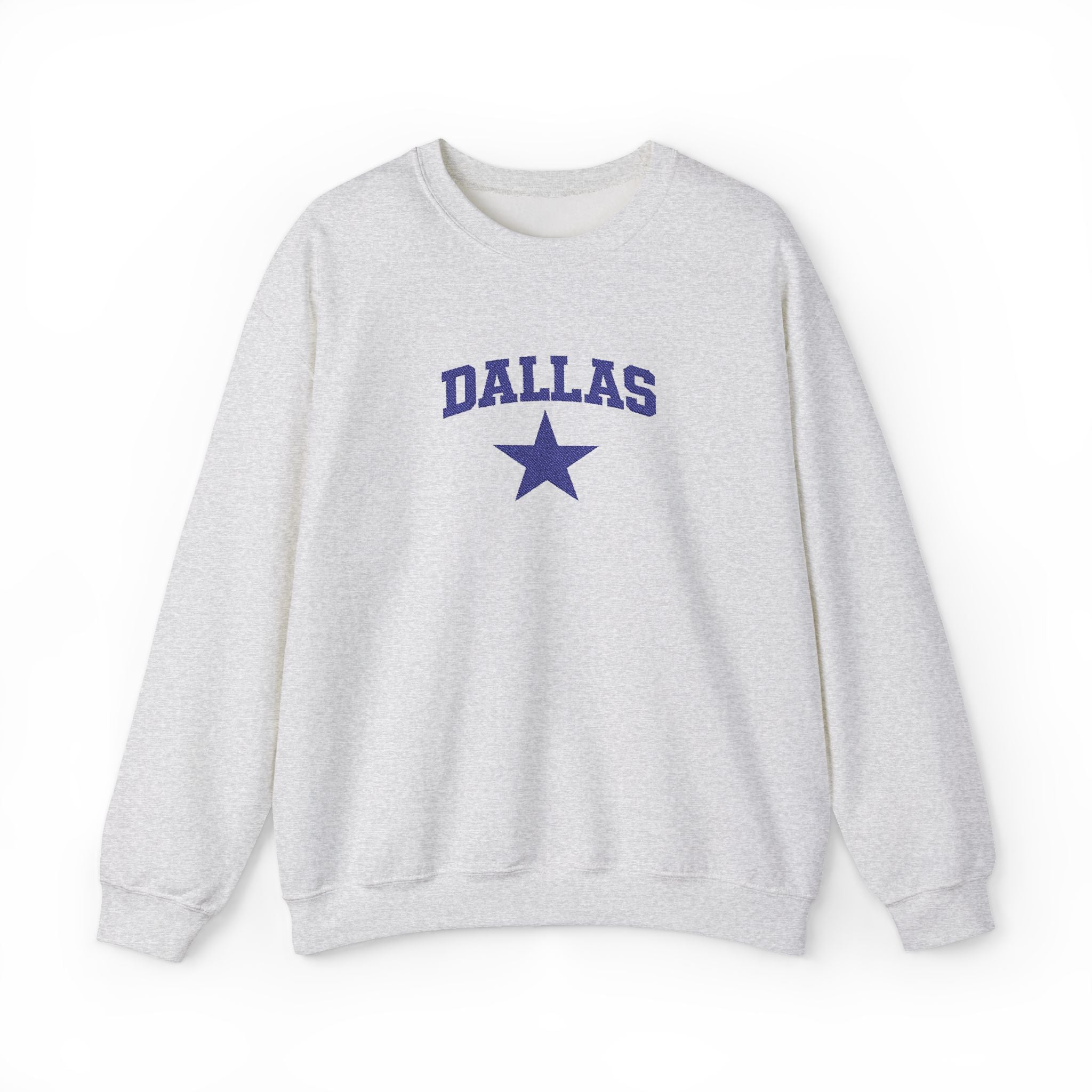Dallas Star Crewneck Sweatshirt — Vintage Collegiate Pullover