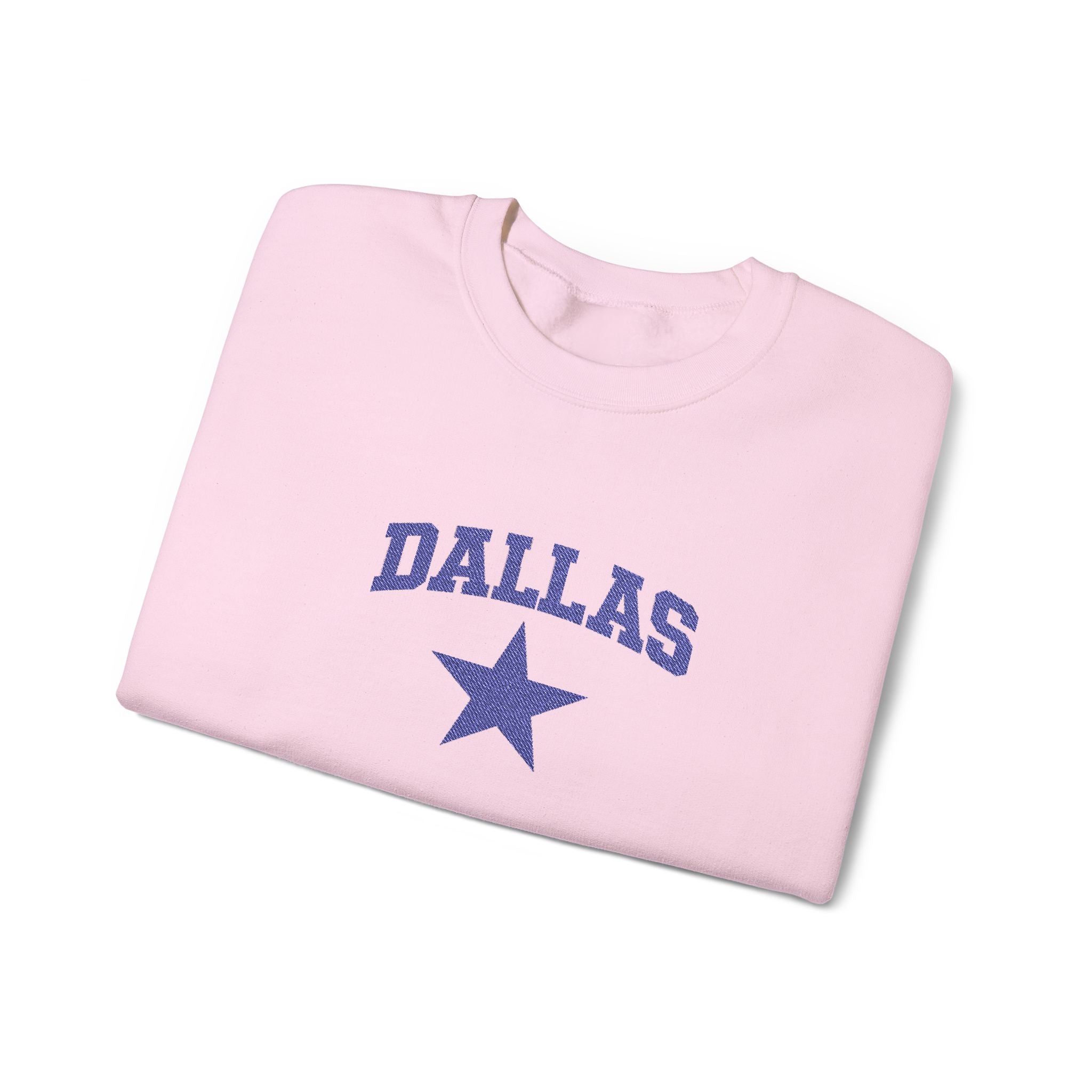 Dallas Star Crewneck Sweatshirt — Vintage Collegiate Pullover
