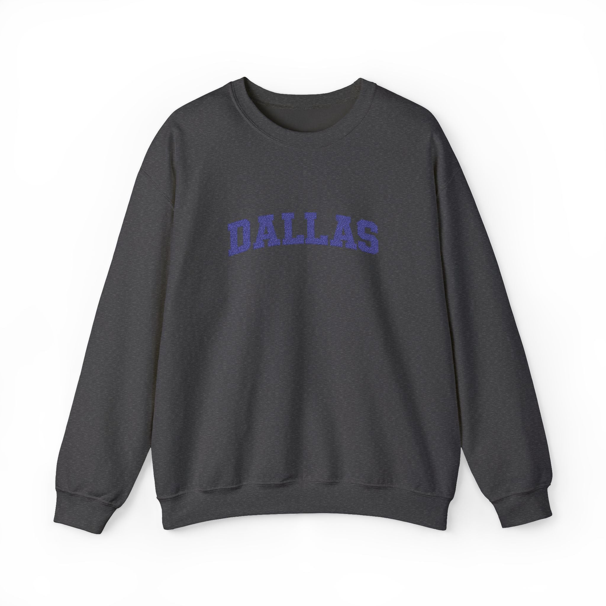 Dallas Retro Crewneck Sweatshirt — Vintage Collegiate Graphic